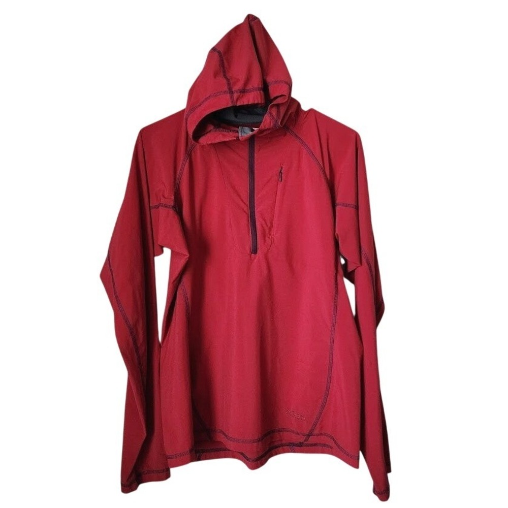 RAB Aurora Pull On Softshell Hooded Ultralight Jacket Red Women's M